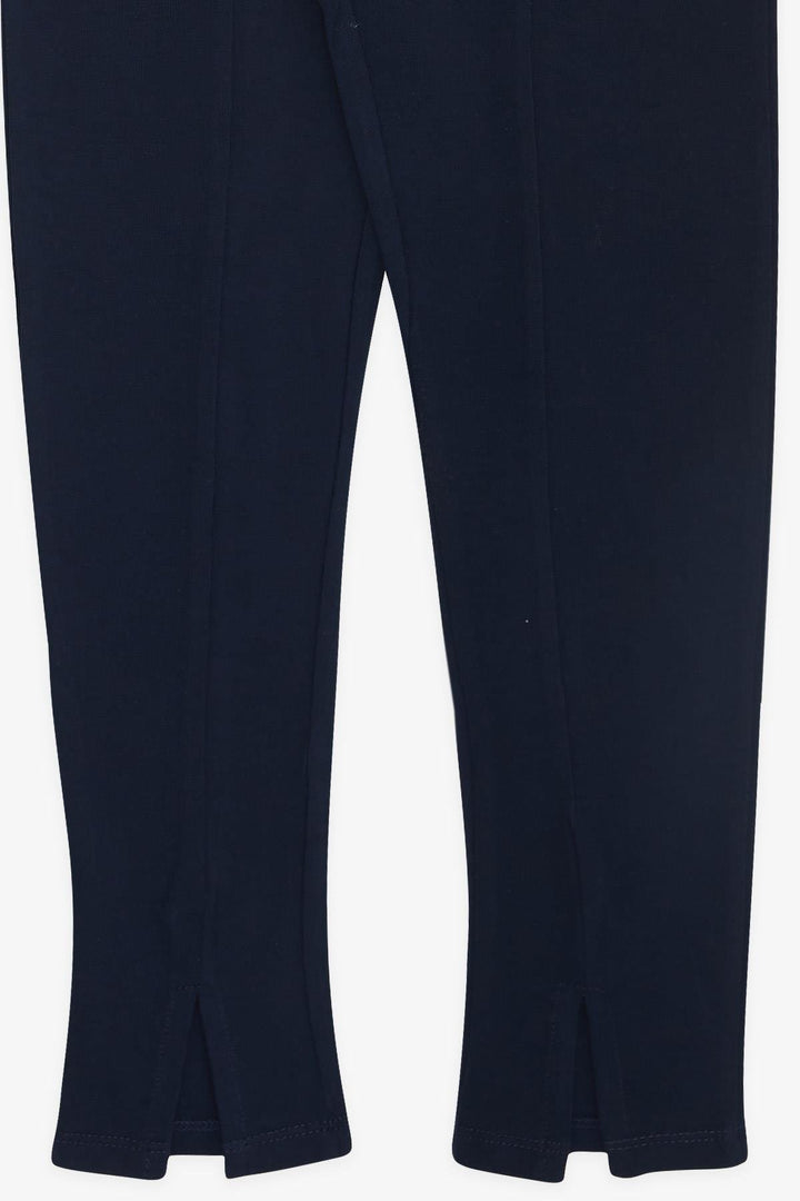 BRE Breeze Girl Child Legging Crop Set Summer Printed Hem Slit 50 Years, Salmon - New Tecumseth