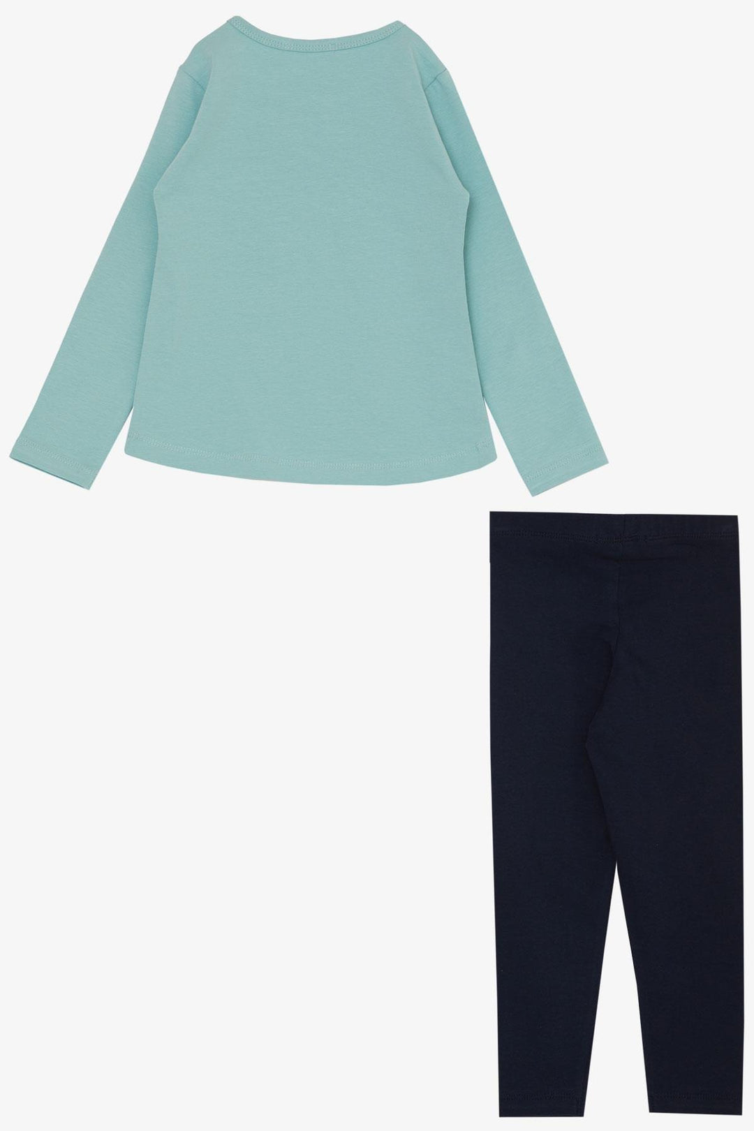 BRE Breeze Girl Child Set Friendship Themed Happy Girls Printed 2-6 Years, Aqua Green - Vergína