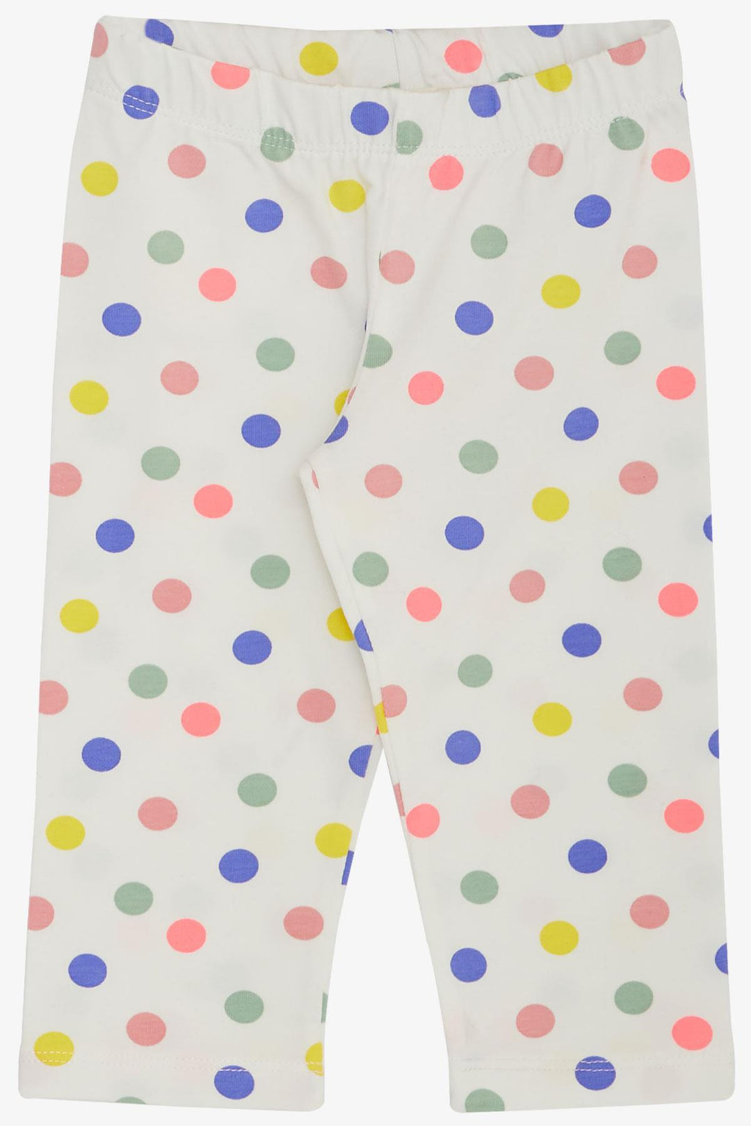 BRE Breeze Girl Child Leggings Set Heart Printed Cute Girl Printed 1.5-5 Years, Ecru - Addison