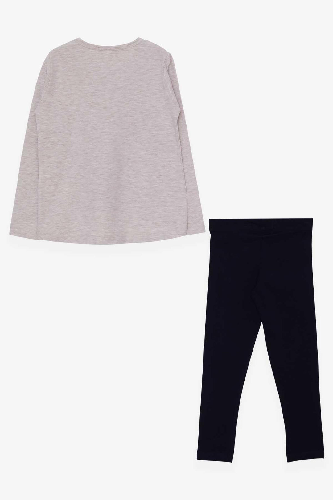 BRE Breeze Girl Child Legging Set Girl Printed 4-8 Years, Beige Melange - Urmston