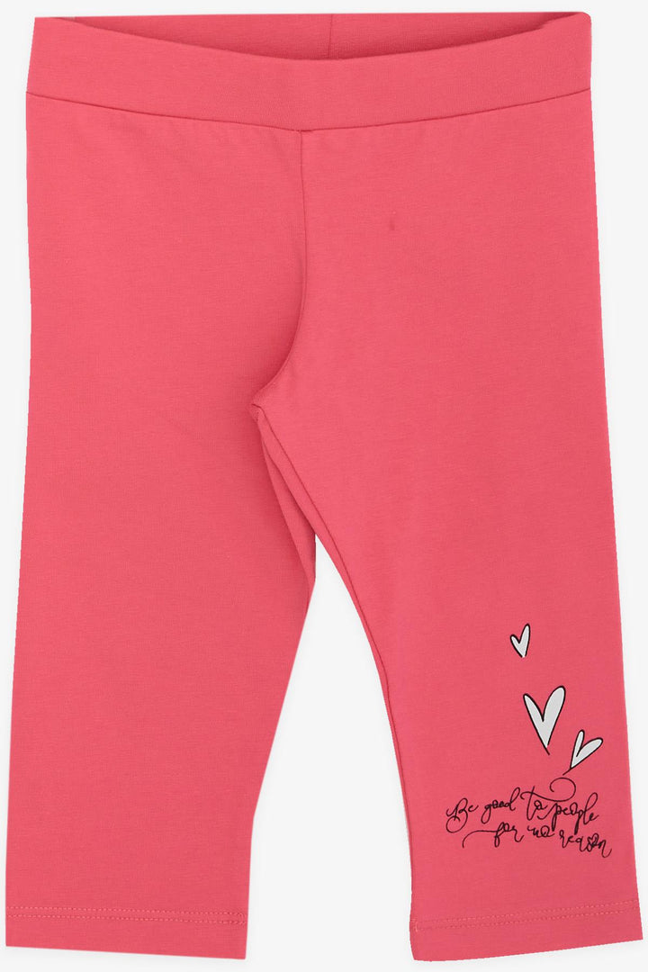 BRE Breeze Girl Child Leggings Set Sequined Girl Printed 3-8 Years, Ecru - Unna