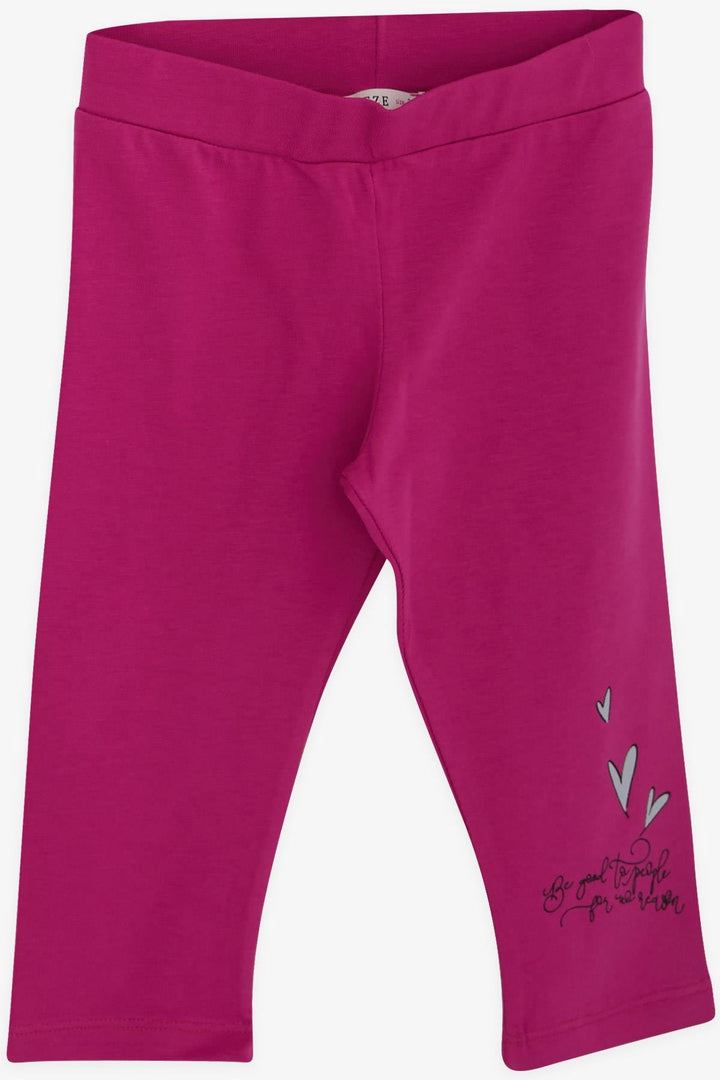 BRE Breeze Girl Child Legging Set Sequined Girl Printed 3-8 Years, Light Grey Melange - Bootle
