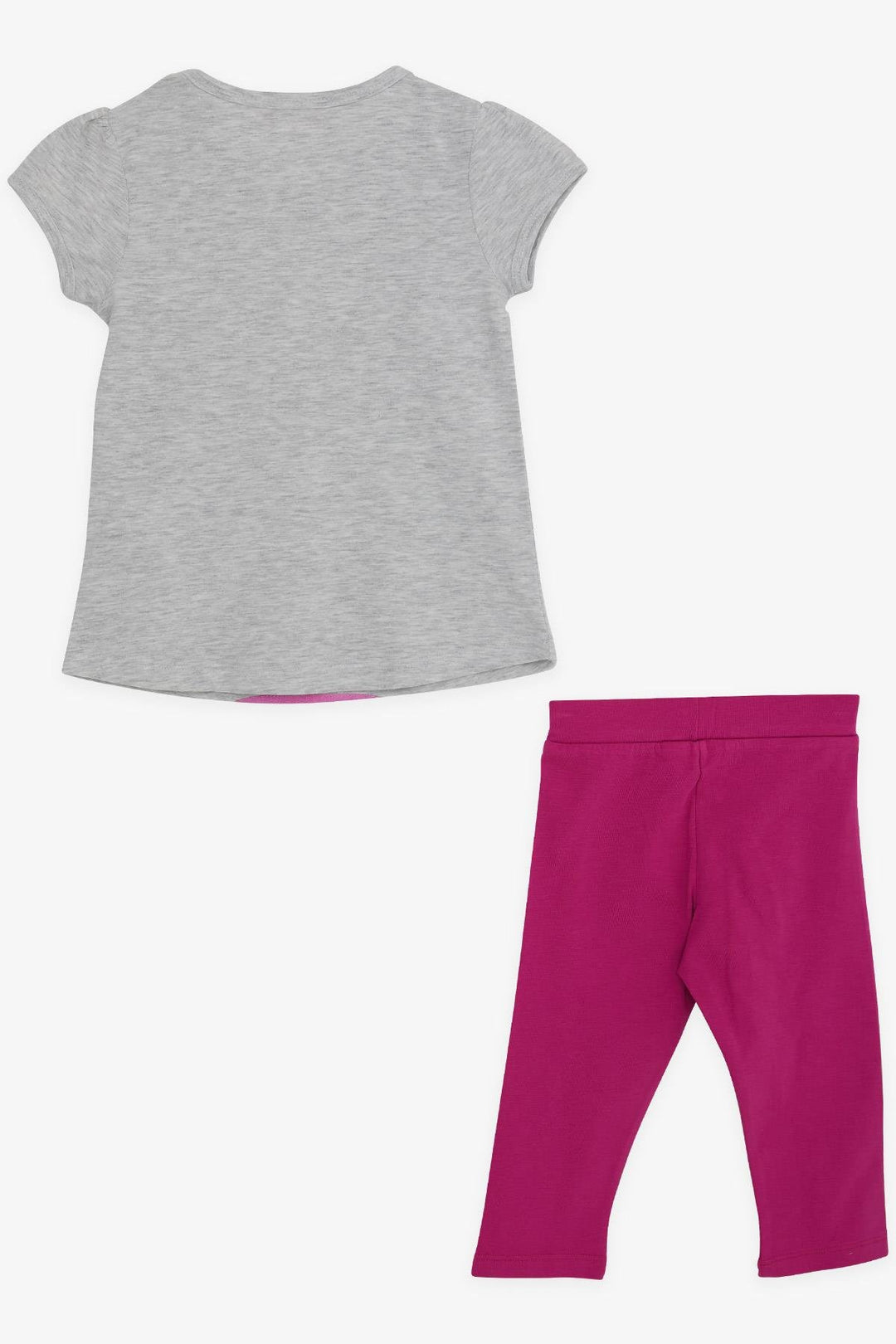 BRE Breeze Girl Child Legging Set Sequined Girl Printed 3-8 Years, Light Grey Melange - Bootle