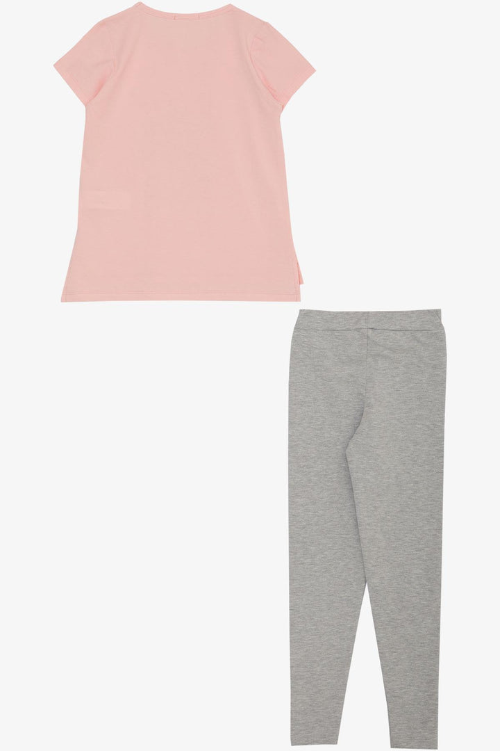 BRE Breeze Girl's Legging Set with Colorful Shoe Print, 50 Years, Pink - Königs Wusterhausen