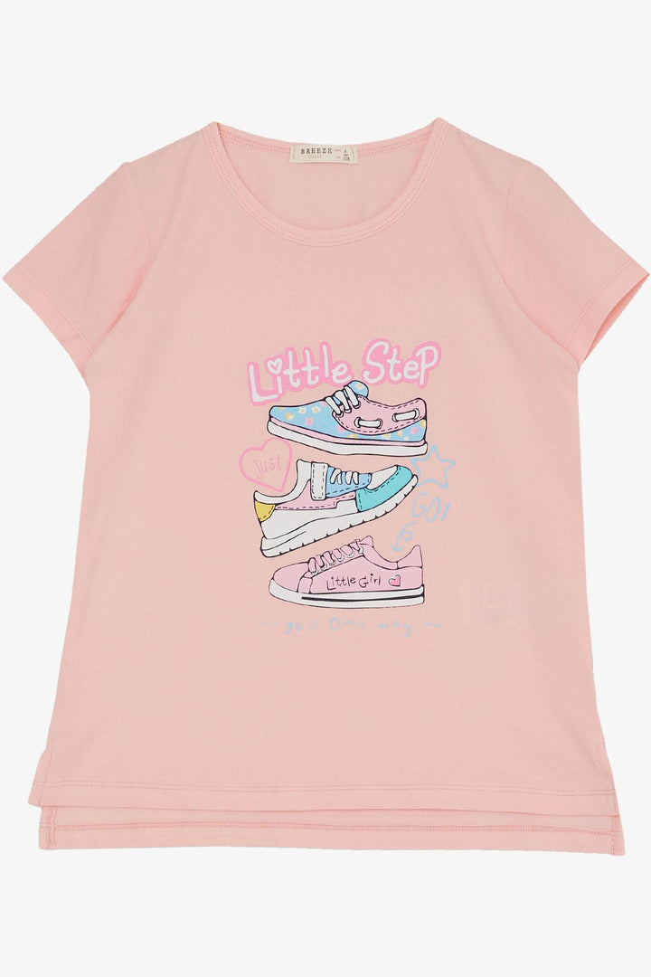 BRE Breeze Girl's Legging Set with Colorful Shoe Print, 50 Years, Pink - Königs Wusterhausen