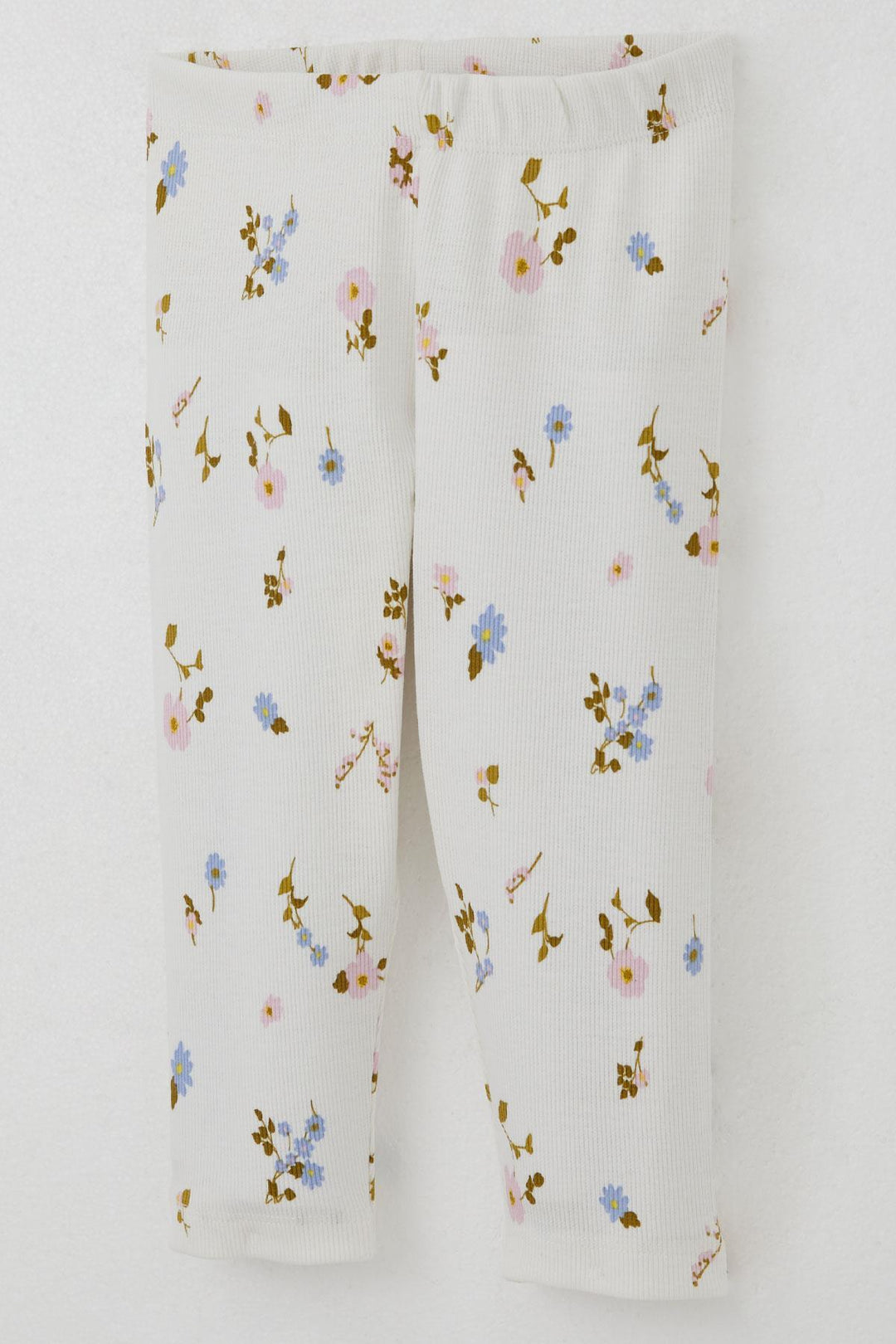 BRE Breeze Girl Child Leggings Set Colorful Flower Patterned Frilly 2-6 Years, Ecru - Stralsund