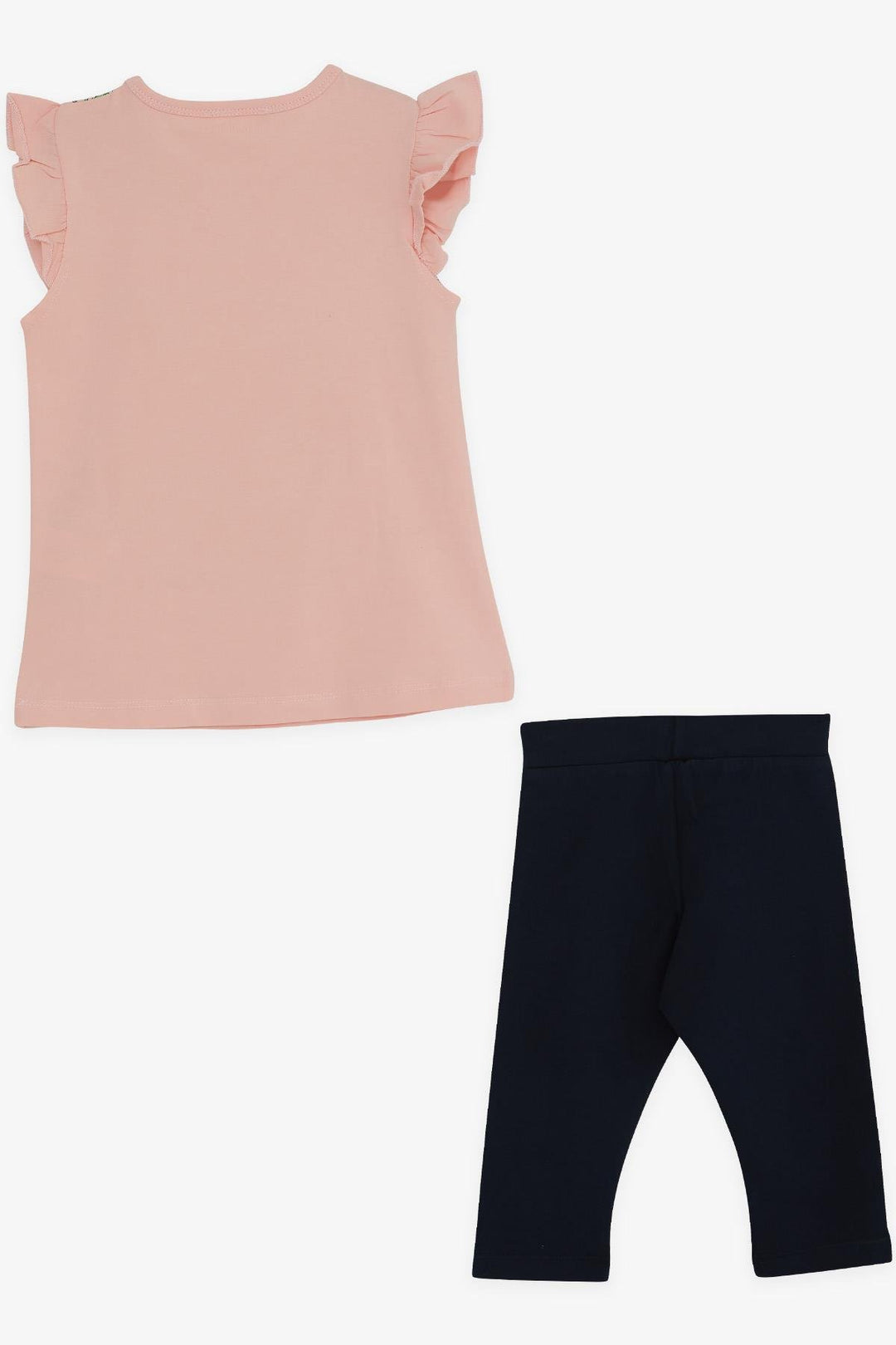 BRE Breeze Girl Child Leggings Set Printed Girl 2-6 Years, Salmon - Santo Domingo Tehuantepec