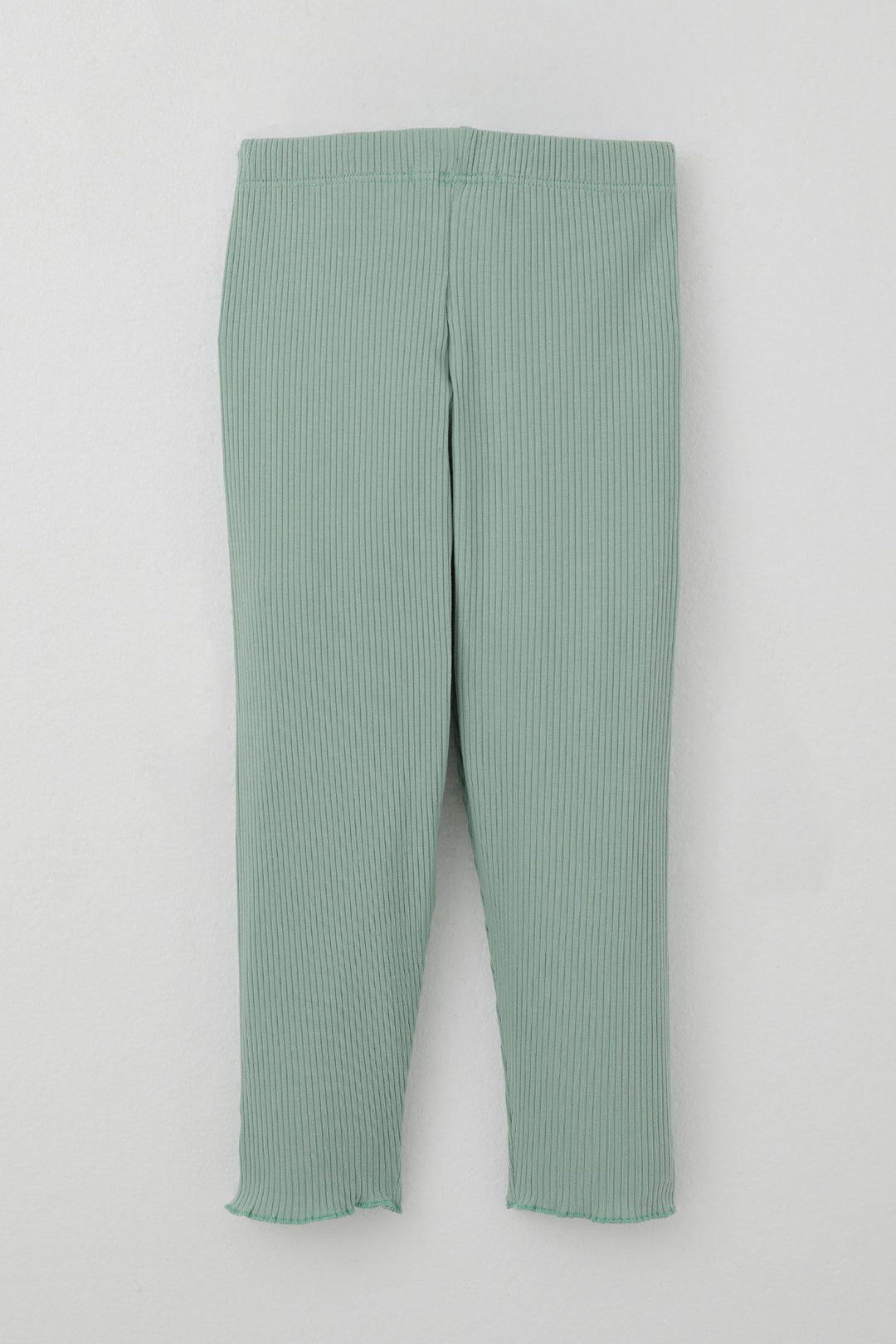 BRE Breeze Girl's Leggings Set with Shiny Printed Text, 1.5-5 Years, Mint Green. - Chico