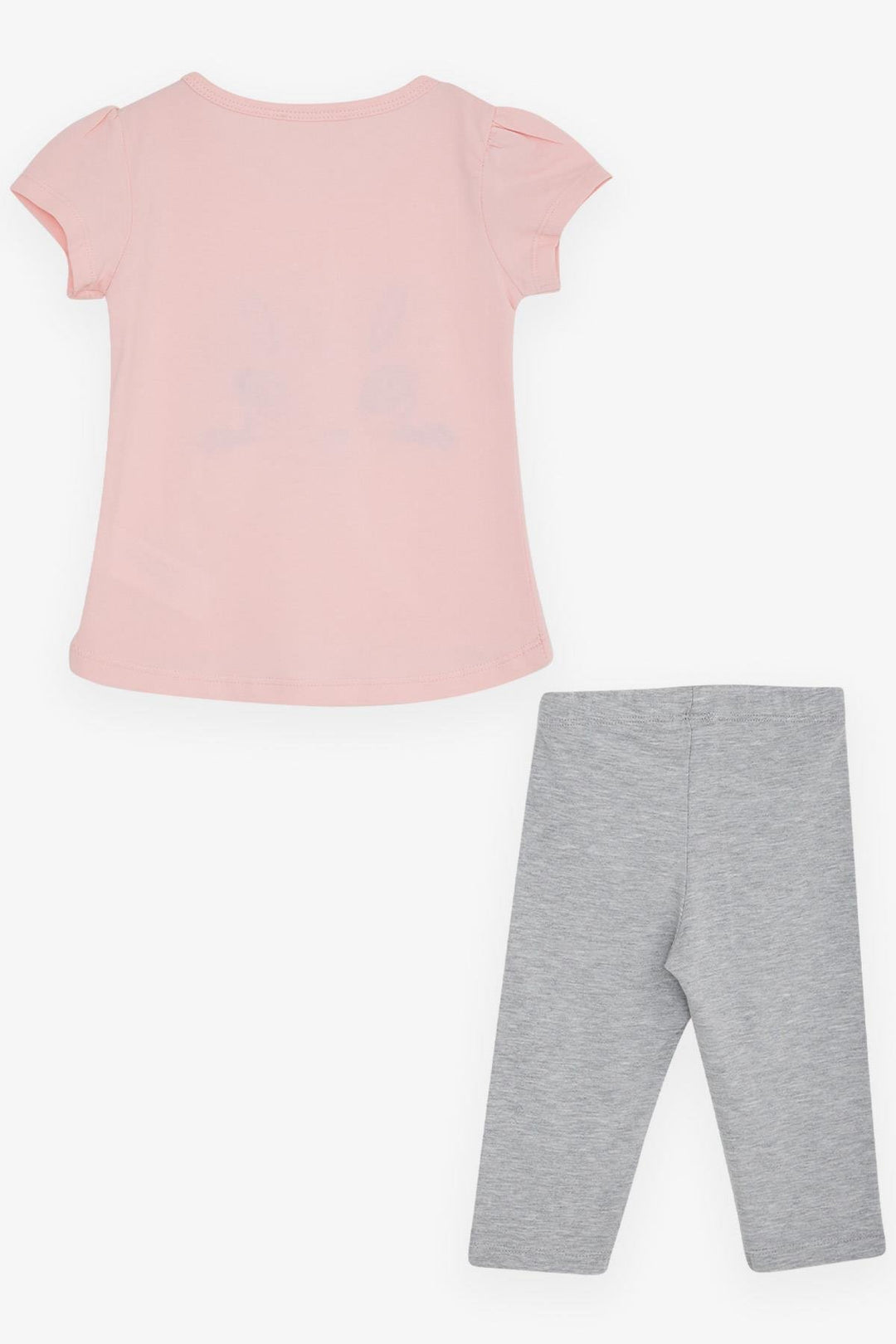 BRE Breeze Girl's Leggings Set with Bunny Embroidery, 1-4 Years, Pink - Valle de Bravo