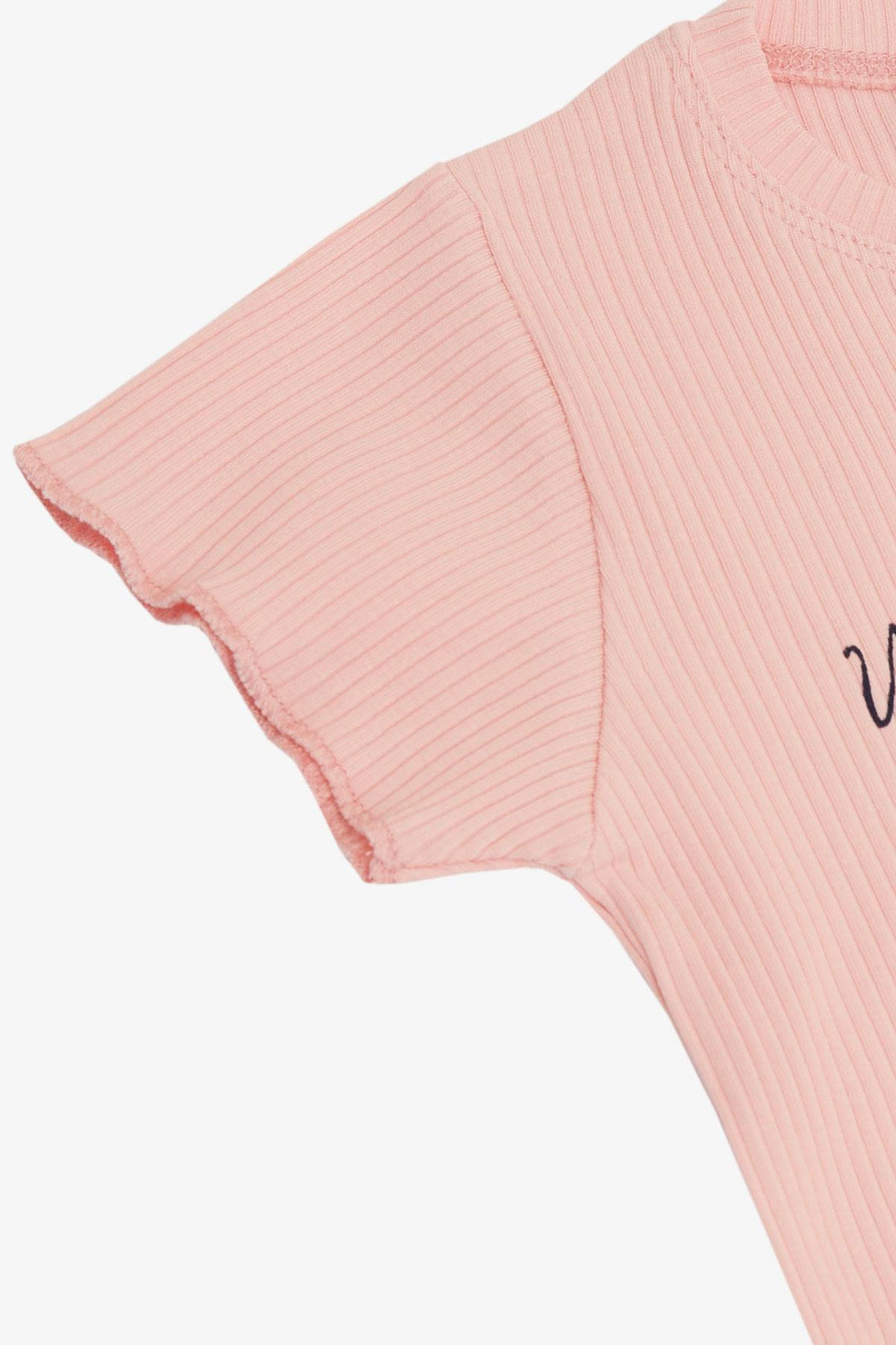 BRE Breeze Girl Child Leggings Set Printed with Summer Writing 1.5-5 Years, Salmon - Little Rock
