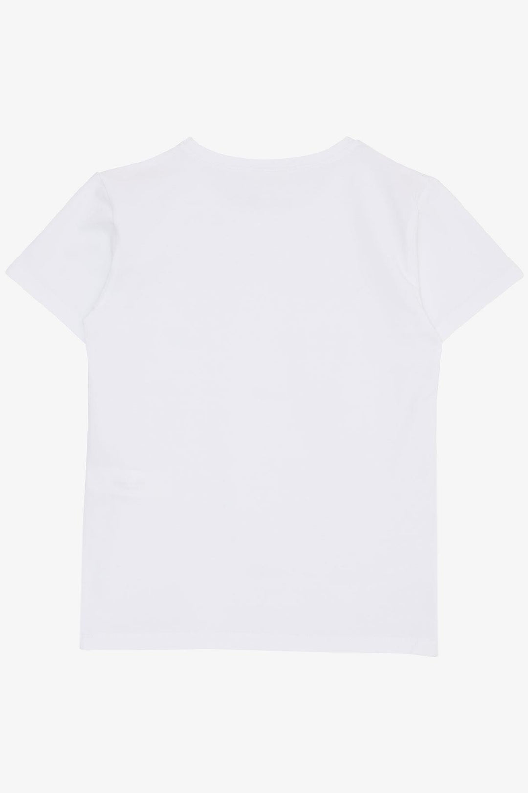 BRE Breeze Kız Çocuk Tişört Basic 4-8 Yaş, Beyaz - Braga