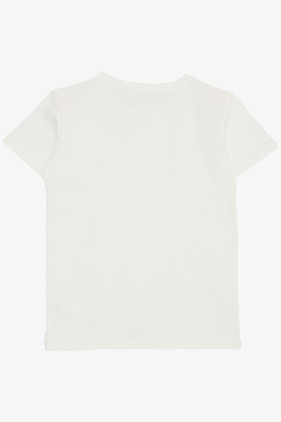 BRE Breeze Girl's Basic T-Shirt 4-8 Years, Ecru - Moita