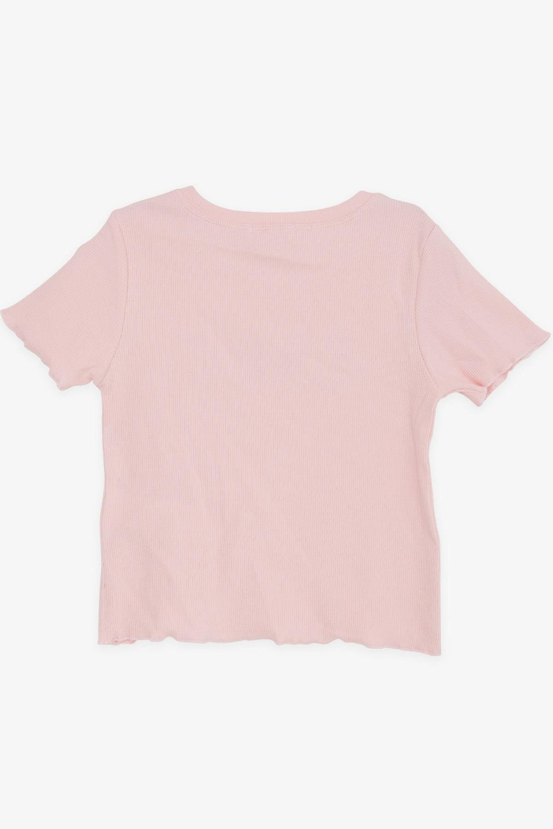 BRE Breeze Girl's T-shirt Crop Printed with Text 84 Years, Pink - Livry-Gargan