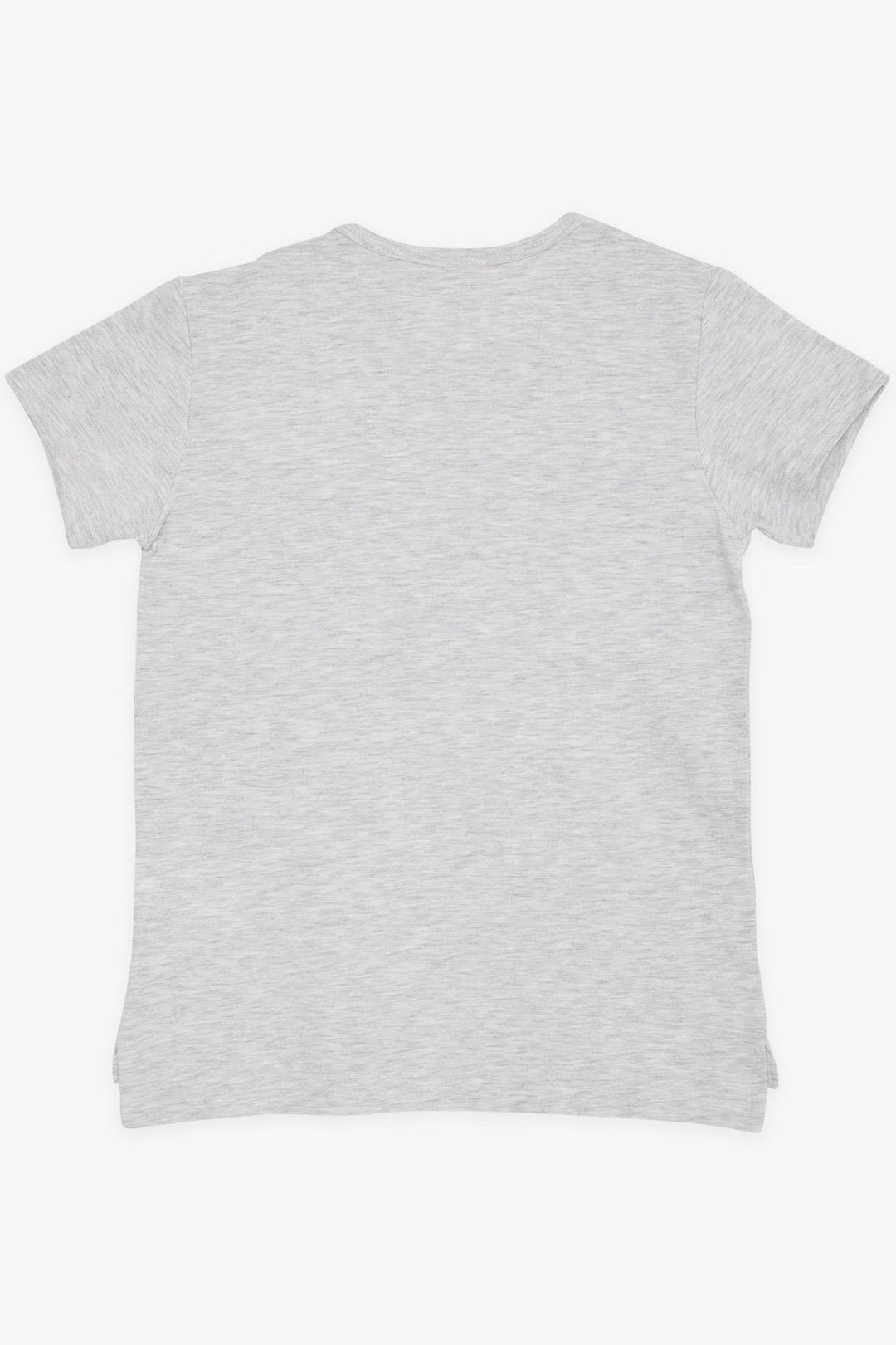 BRE Breeze Girl's T-shirt Friendship Themed 82 Years, Light Grey Melange - Santo Domingo Tehuantepec
