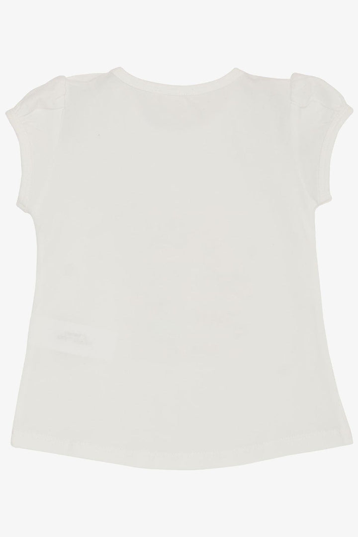 BRE Breeze Girl's T-shirt Fun Girls Printed 1-4 Years, White - Godalming