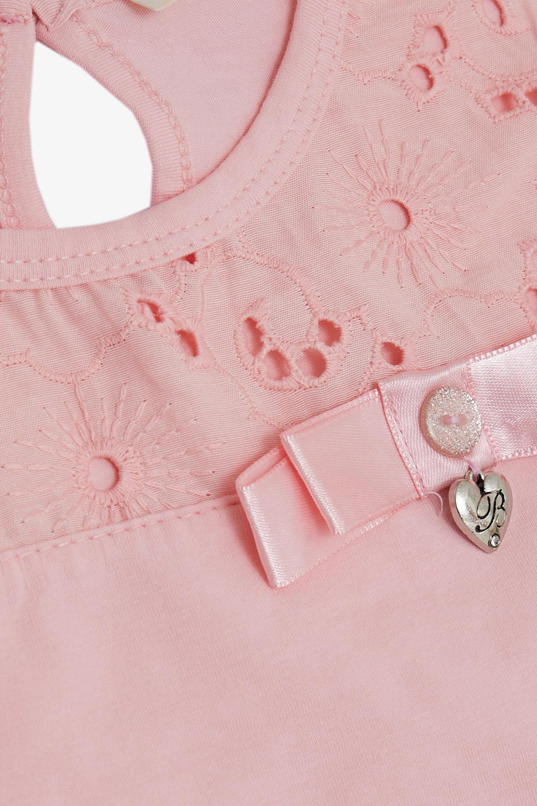 BRE Breeze Girl's T-Shirt with Lace Accessories, 50 Years, Pink - West Sacramento