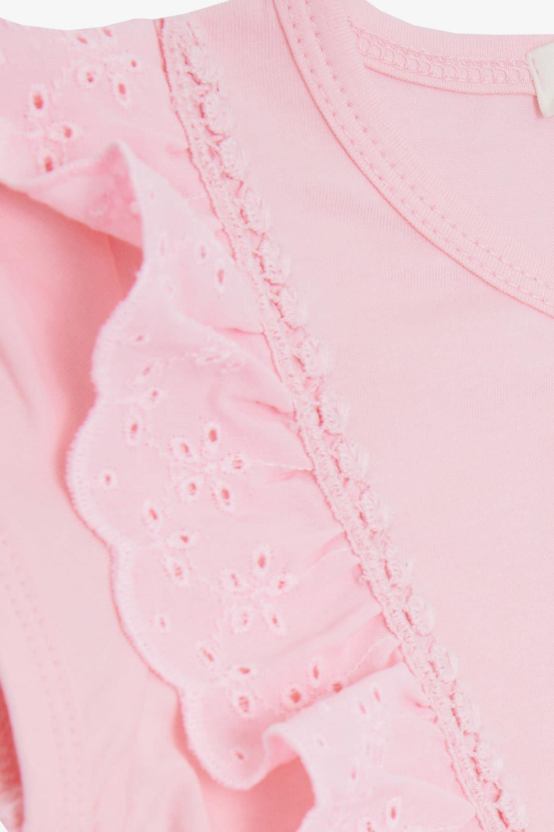 BRE Breeze Girl's T-shirt with Lace 1.5-5 Years, Pink - Yalta