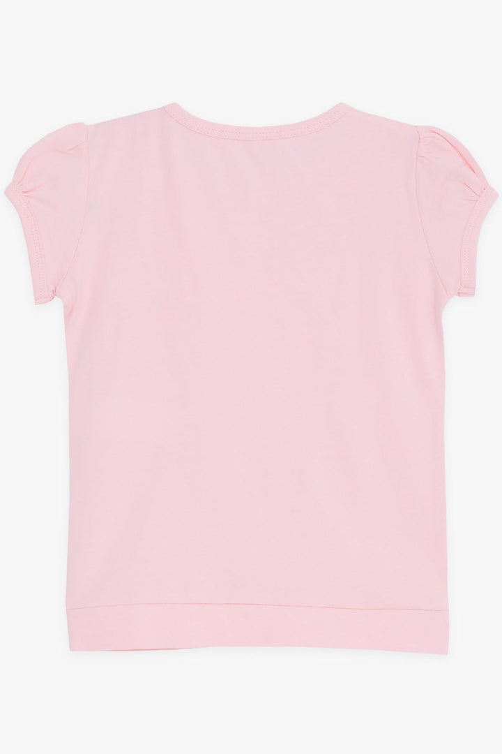 BRE Breeze Girl's T-shirt with Lace 1.5-5 Years, Pink - Yalta