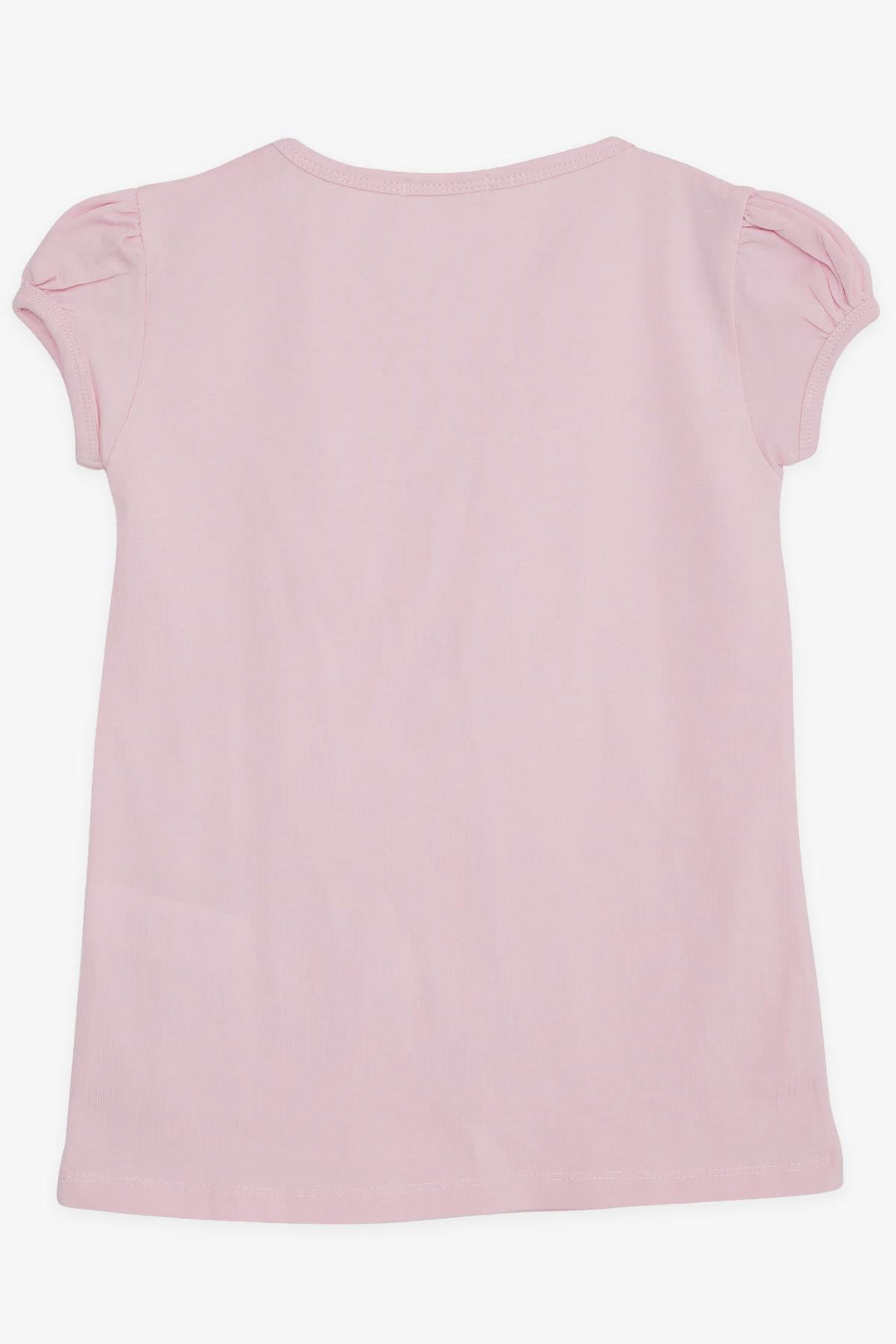 BRE Breeze Girl's T-shirt with Lace 4-8 Years, Powder - Dzhankoi