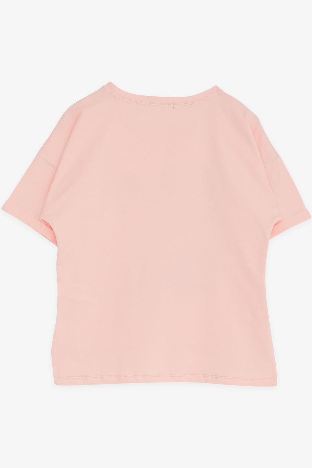 BRE Breeze Girl's T-shirt Cool Rocker Girl Printed 96 Years, Salmon - Katwijk