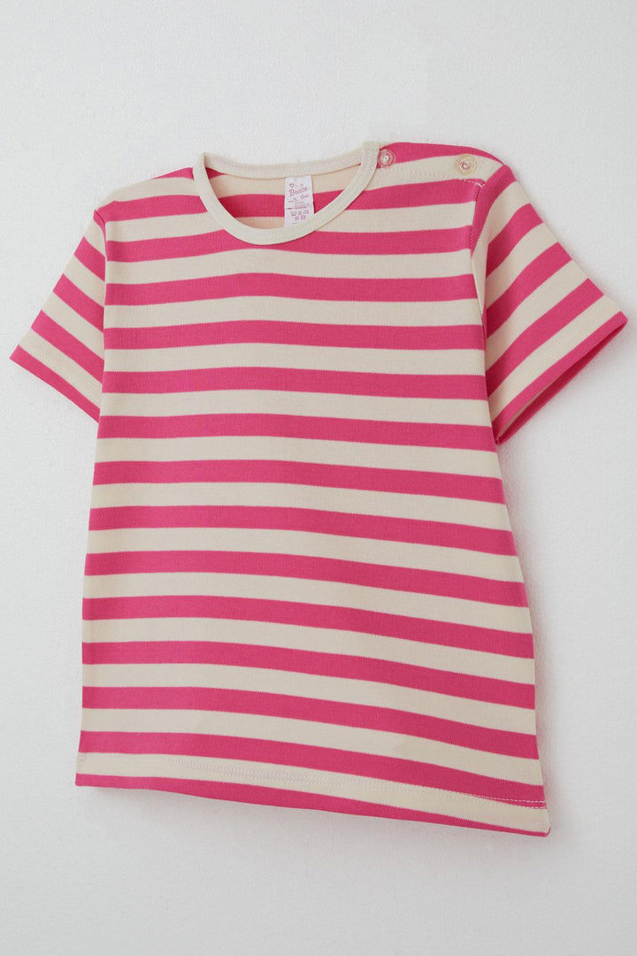 BRE Breeze Girl's T-shirt Striped 1-4 Years, Pink - Northglenn