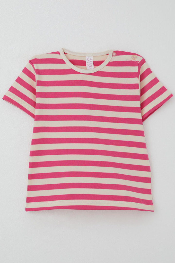 BRE Breeze Girl's T-shirt Striped 1-4 Years, Pink - Northglenn
