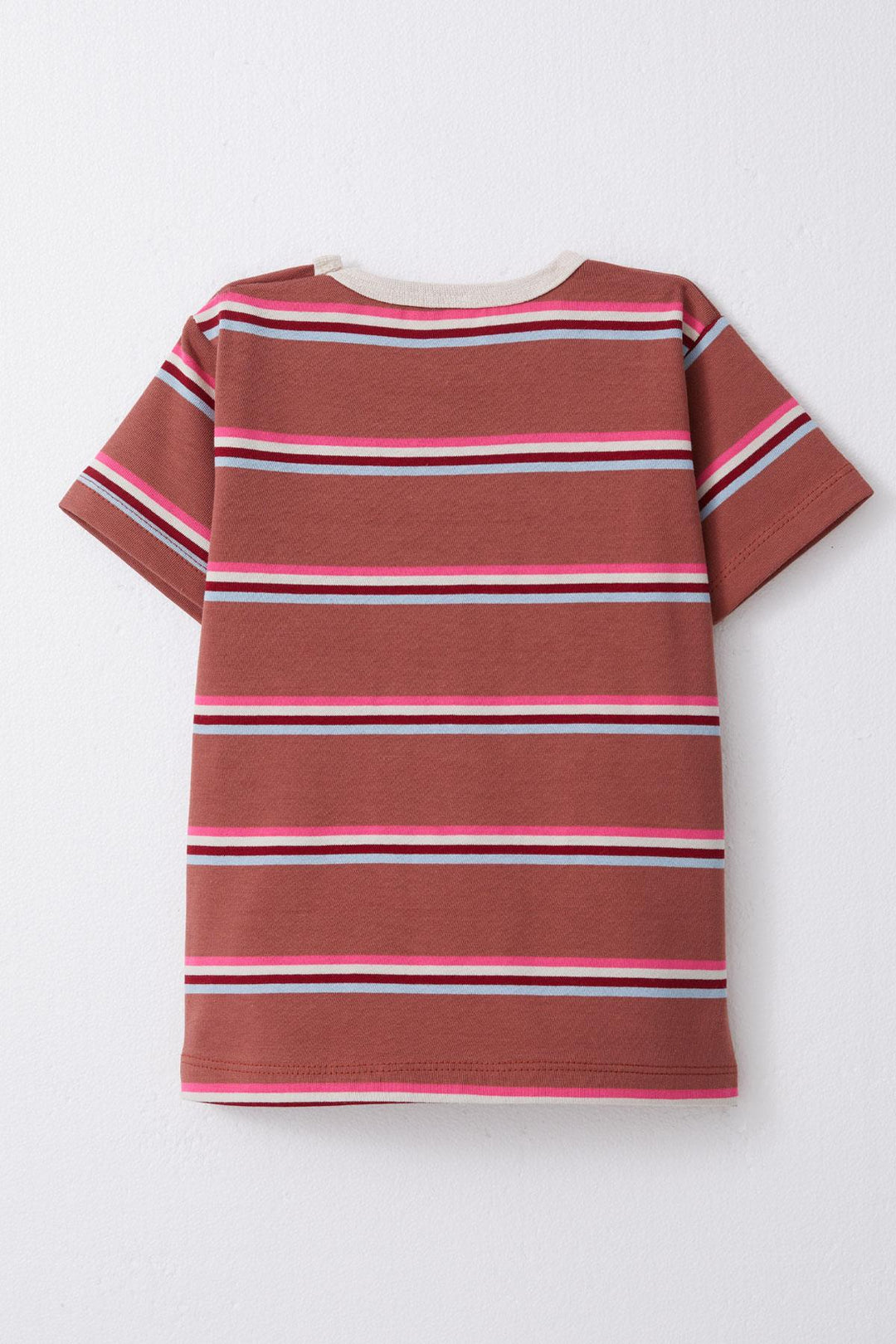 BRE Breeze Girl's T-shirt Striped 1-4 Years, Terracotta - Frankfurt (Oder)