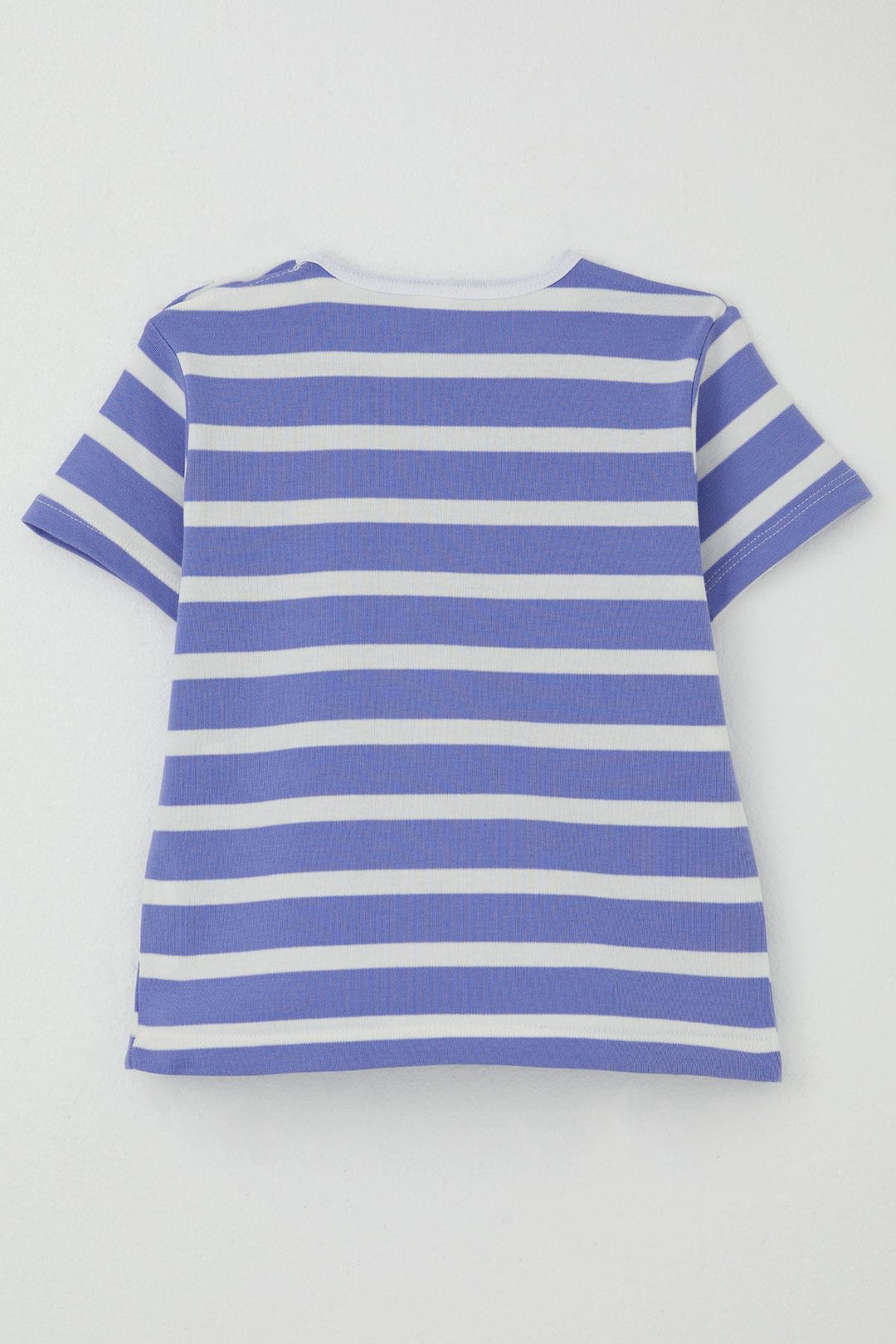BRE Breeze Girl's T-shirt Striped 1-4 Years, Lilac - Mouscron