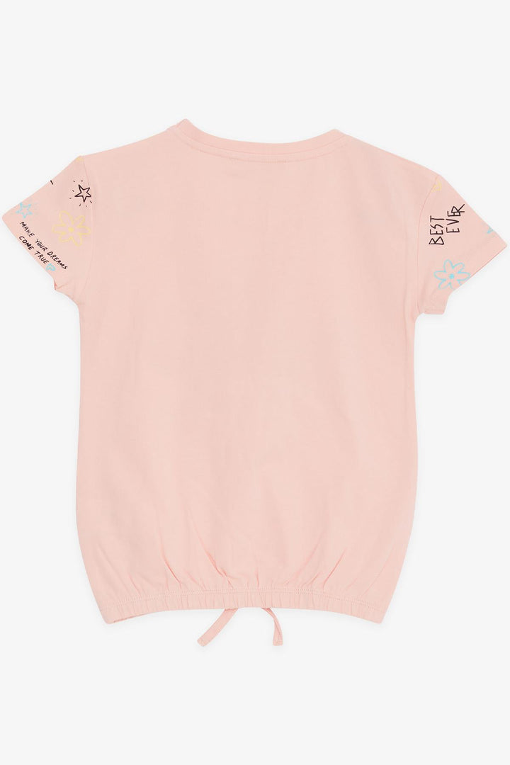 BRE Breeze Girl's T-shirt Colorful Printed Dream Themed 50 Years, Salmon - Council Bluffs