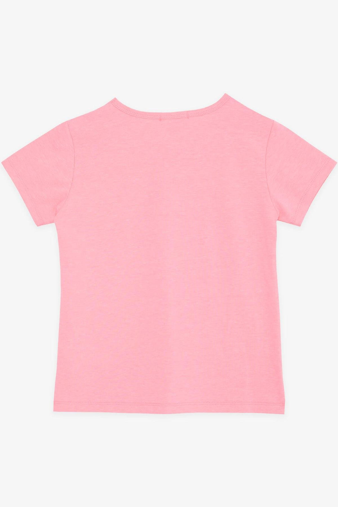 BRE Breeze Girl's T-shirt with Rhinestone Printed Writing, 84 Years, Neon Pink - Midland