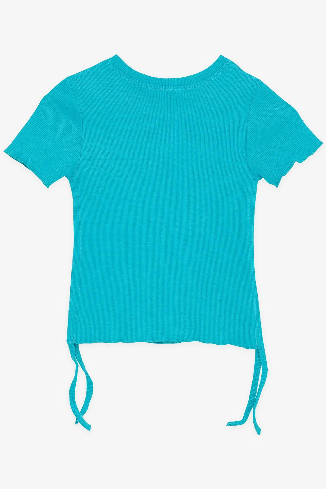 BRE Breeze Girl's T-Shirt with Ruched Sides, 84 Years, Turquoise - Nettuno