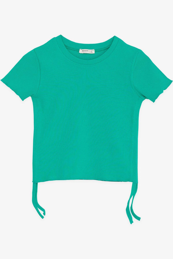 BRE Breeze Girl's T-Shirt with Ruched Sides, 84 Years, Green - Naucalpan de Juárez