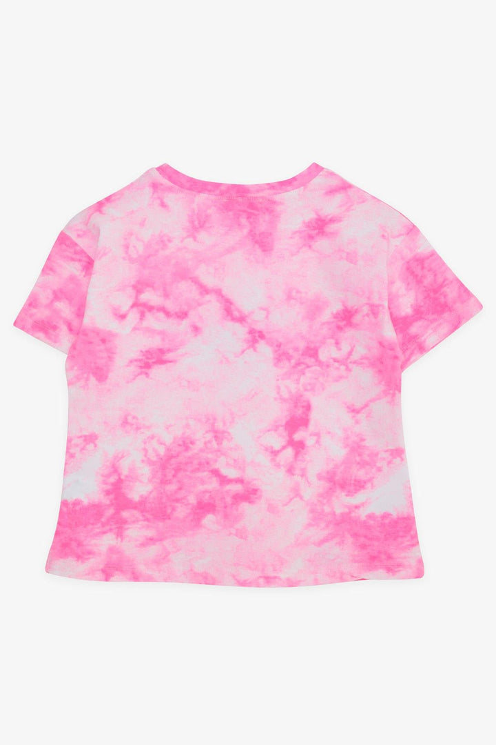 BRE Breeze Girl's T-shirt with Printed Text, 84 Years, Neon Pink - Bamberg
