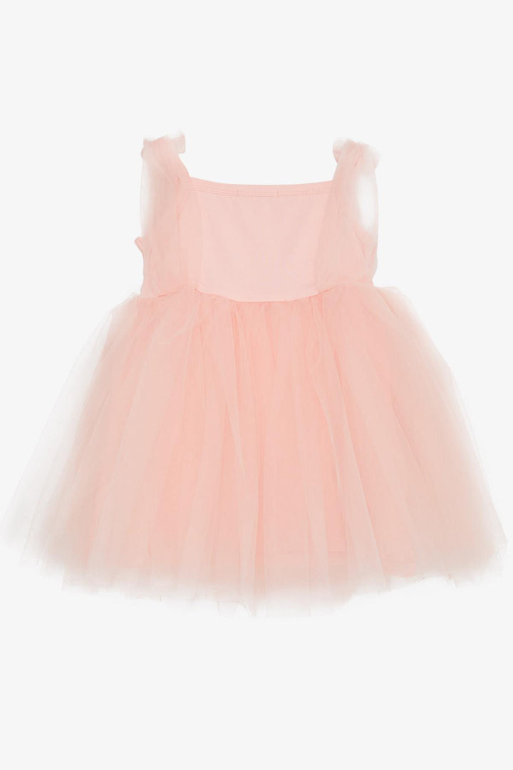 BRE Breeze Girl's Tulle Dress with Bow 1-4 Years, Salmon - Buxtehude
