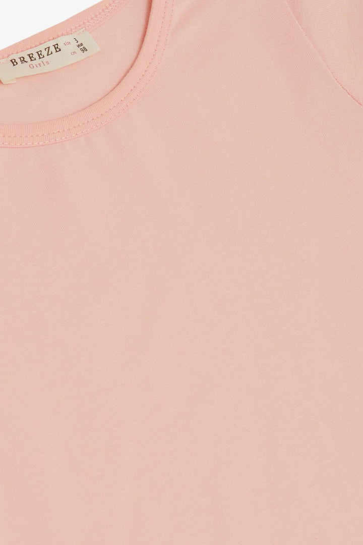 BRE Breeze Girl Child Tunic Dress Friendship Themed Princess Kitty Printed 1.5-5 Years, Powder - Caloundra