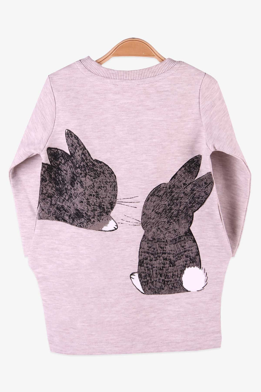 BRE Breeze Girl's Tunic with Rabbit Pattern 1.5-5 Years, Beige - Nürtingen