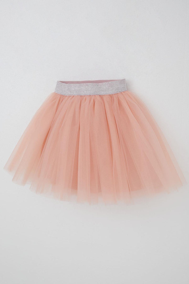 BRE Breeze Girl Child Tutu Skirt Waist Detailed Elastic 50 Years, Salmon - Blois