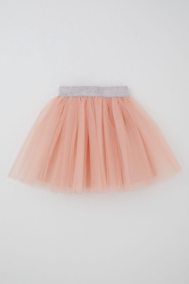 BRE Breeze Girl Child Tutu Skirt Waist Detailed Elastic 50 Years, Salmon - Blois
