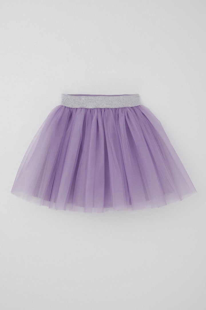 BRE Breeze Kız Çocuk Tütü Etek Beli Sim Detaylı Lastikli 50 Yaş, Lila - Enerhodar