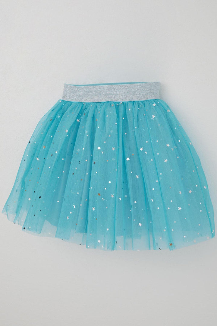 BRE Breeze Girl Child Tutu Skirt Silver Star & Moon Patterned 50 Years, Blue - Rueil-Malmaison