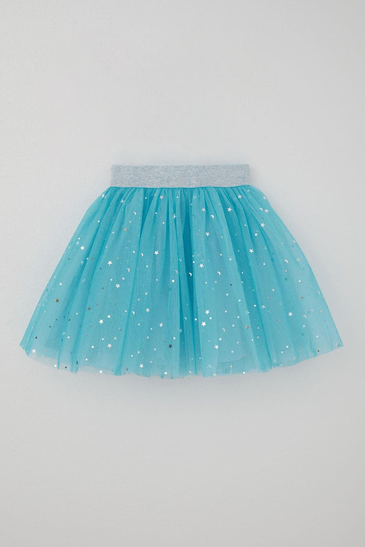 BRE Breeze Girl Child Tutu Skirt Silver Star & Moon Patterned 50 Years, Blue - Rueil-Malmaison