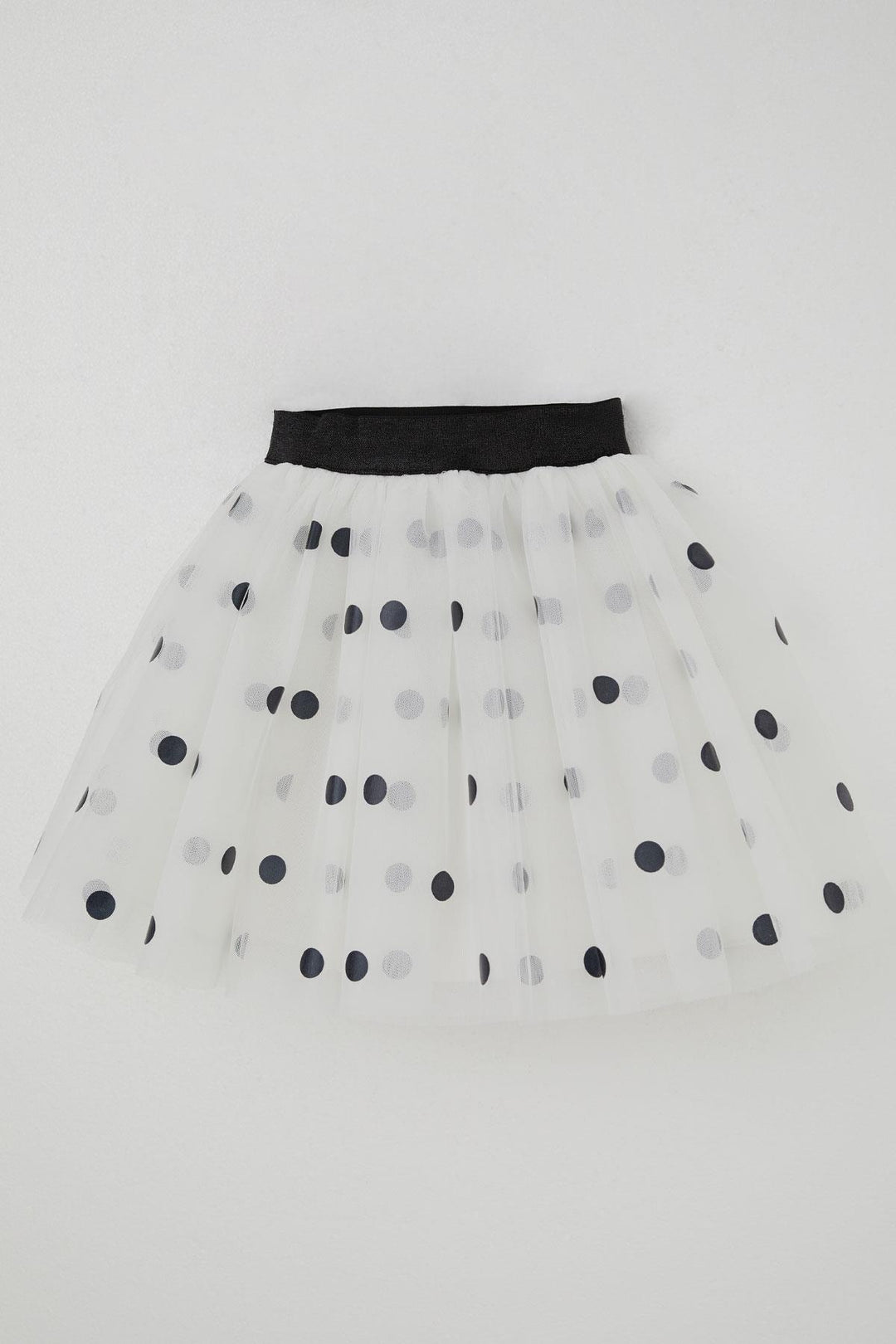 BRE Breeze Girl Child Tutu Skirt with Polka Dot Glitter Elastic Waistband 50 Years, White - Fuenlabrada