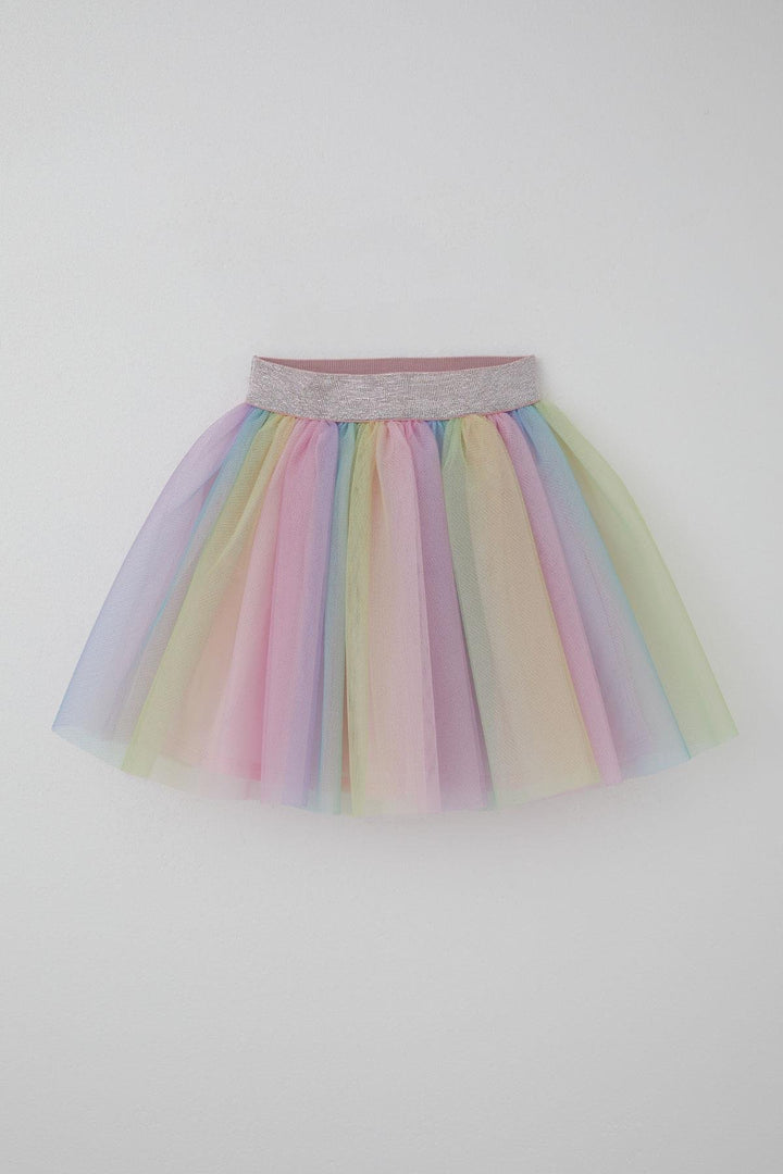 BRE Breeze Girl Child Tutu Skirt Colorful Tulle 50 Years, Mixed Color - Townsville