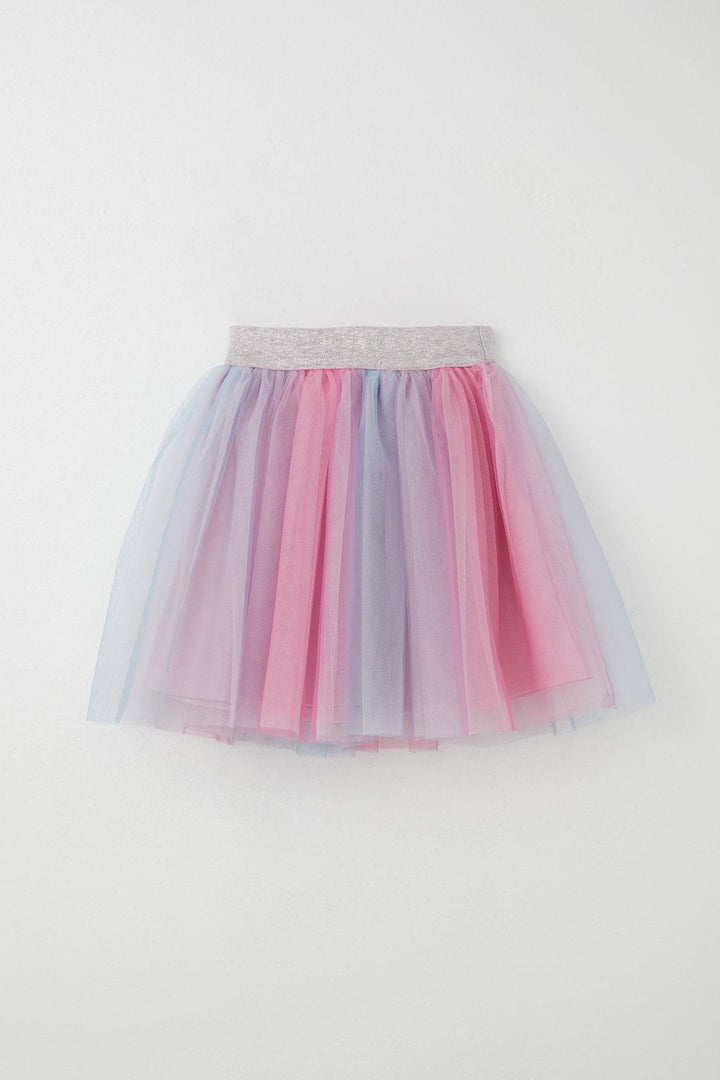 BRE Breeze Girl Child Tutu Skirt Colorful Tulle 50 Years, Mixed Color - The Woodlands