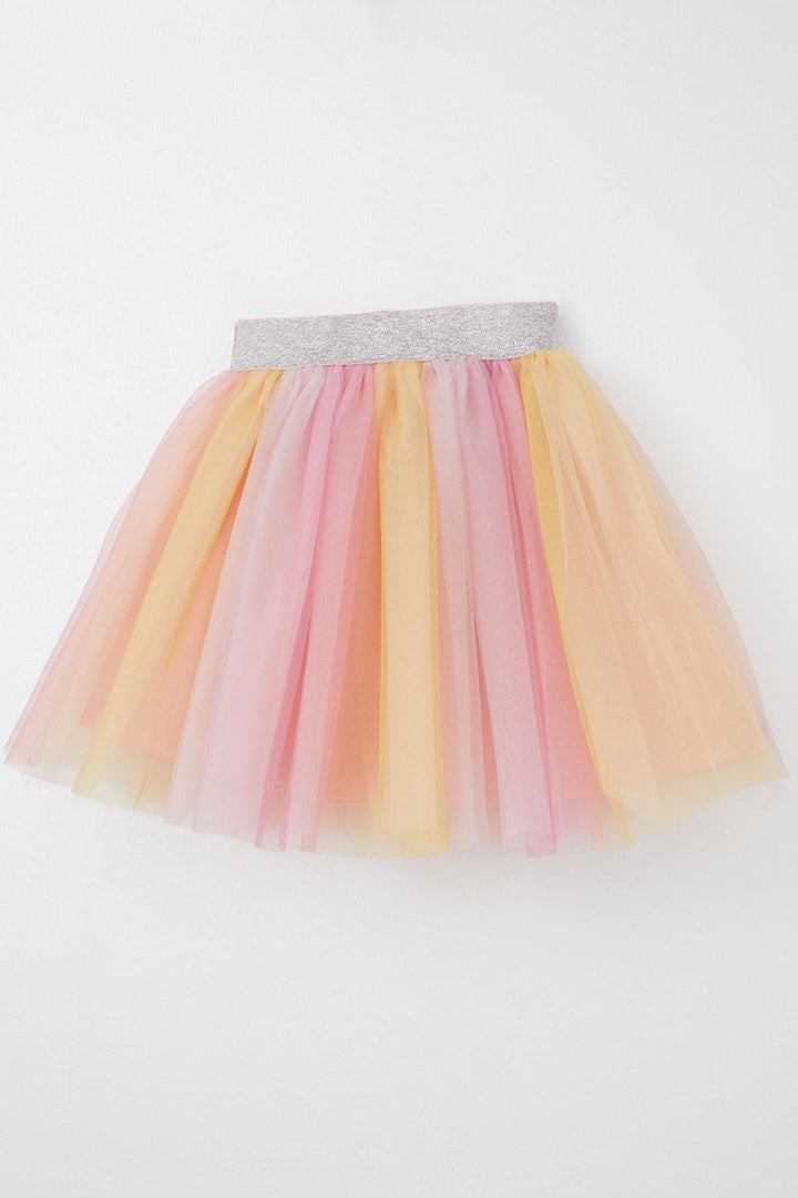 BRE Breeze Girl Child Tutu Skirt Colorful Tulle 50 Years, Mixed Color - Dronten