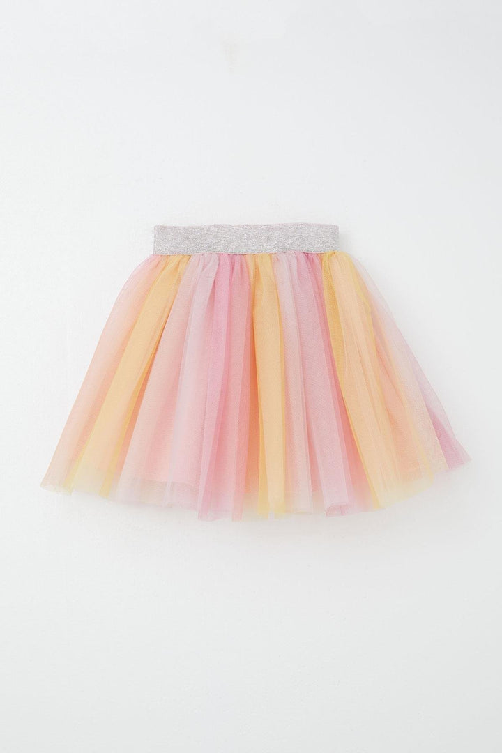 BRE Breeze Girl Child Tutu Skirt Colorful Tulle 50 Years, Mixed Color - Dronten