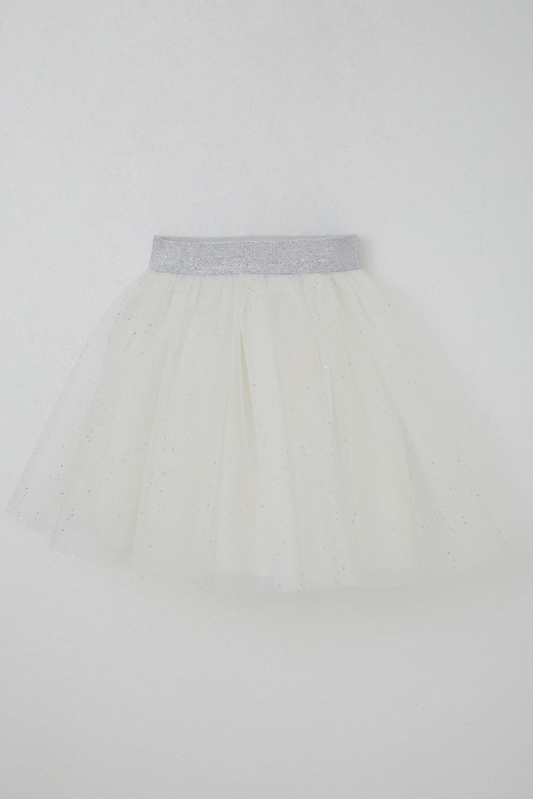 BRE Breeze Girl Child Tutu Skirt with Sim Detail 50 Years, White - Meoqui