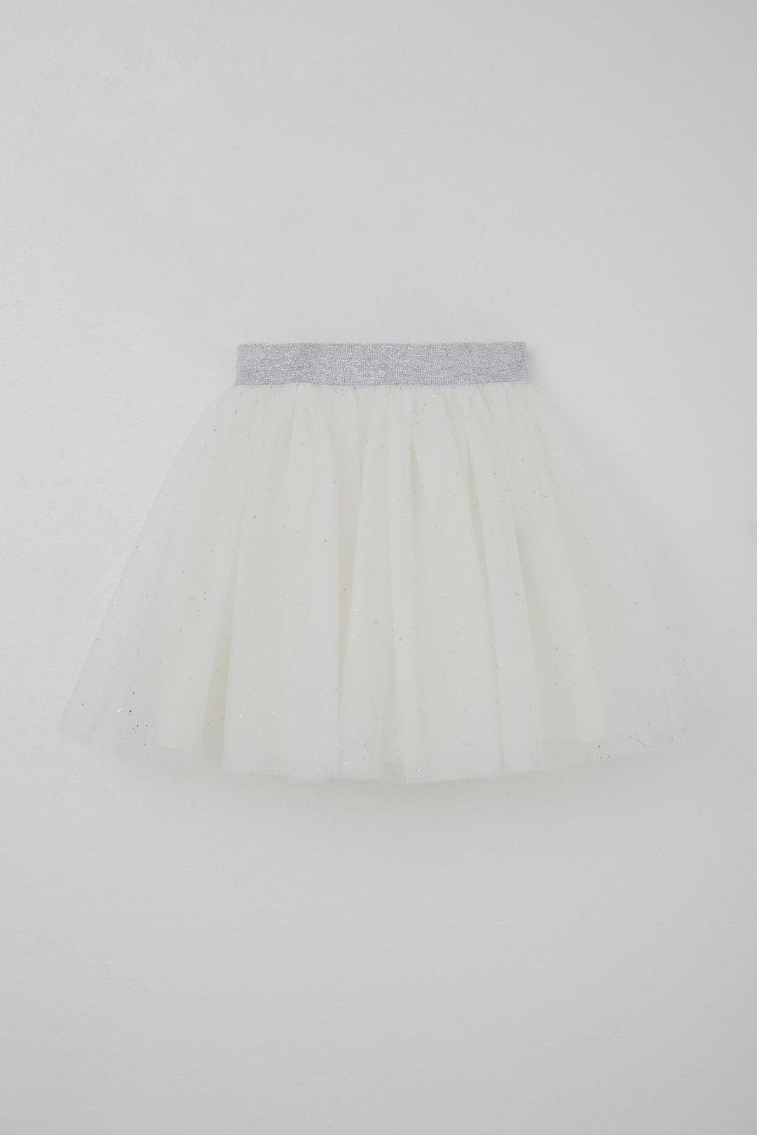 BRE Breeze Girl Child Tutu Skirt with Sim Detail 50 Years, White - Meoqui