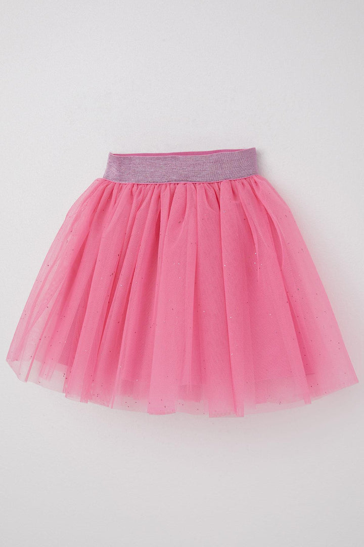 BRE Breeze Girl's Tutu Skirt with Glitter Elastic Waistband 50 Years, Pink - Cesena