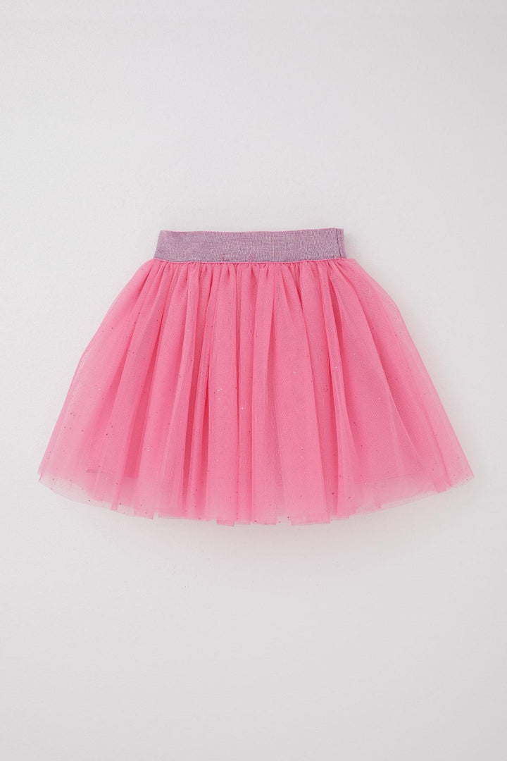 BRE Breeze Girl's Tutu Skirt with Glitter Elastic Waistband 50 Years, Pink - Cesena